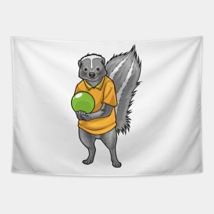 Skunk Bowling Bowling ball Tapestry