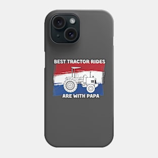 Tractor rides with Papa Phone Case