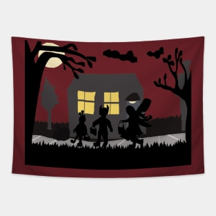 Trick Or Treat Tapestry