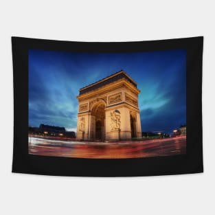 Arc de Triomphe, Travel Poster Tapestry