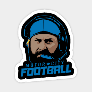 Motor City Football 44 Magnet