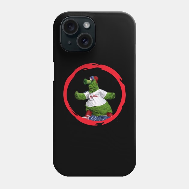 Phillie Phanatic mascot Phone Case by Matildae