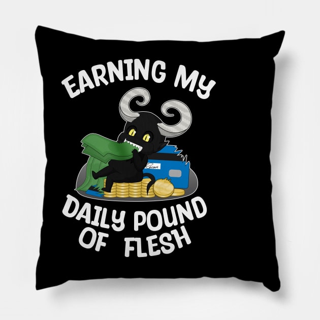 Cash Imp Pillow by DoctorBadguy