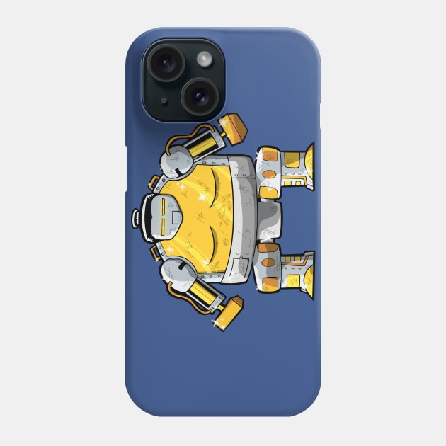 Shiny Sumo Robot Phone Case by deancoledesign