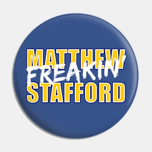 Matthew Freakin' Stafford T-Shirt Pin