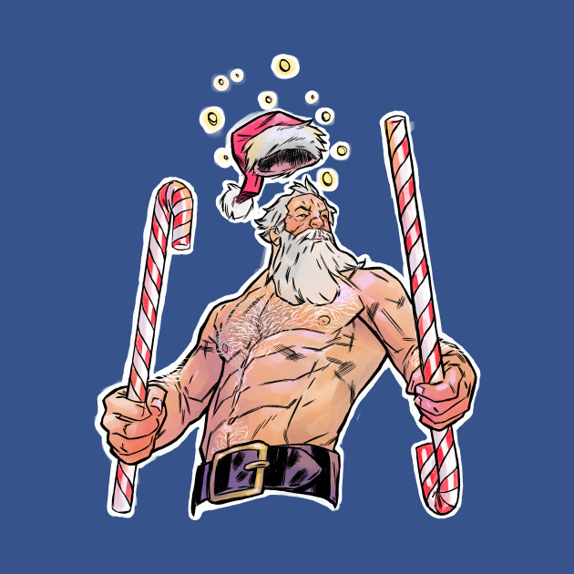 Discover Battle Santa - Santa Claus - T-Shirt