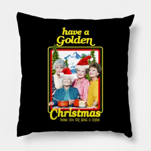 golden girls christmas Pillow