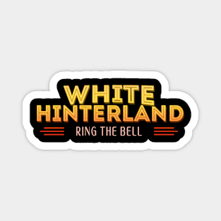 Ring the bell white hinterland Magnet