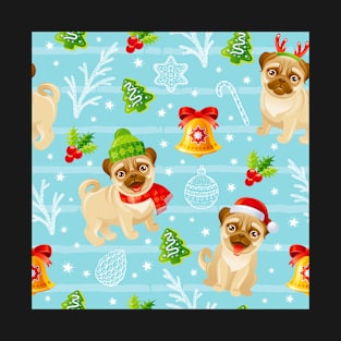 Pug Christmas T-Shirt