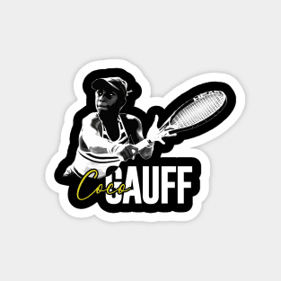 Coco Gauff Tennis Champion Magnet