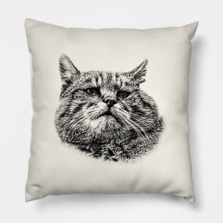 Wild cat Pillow