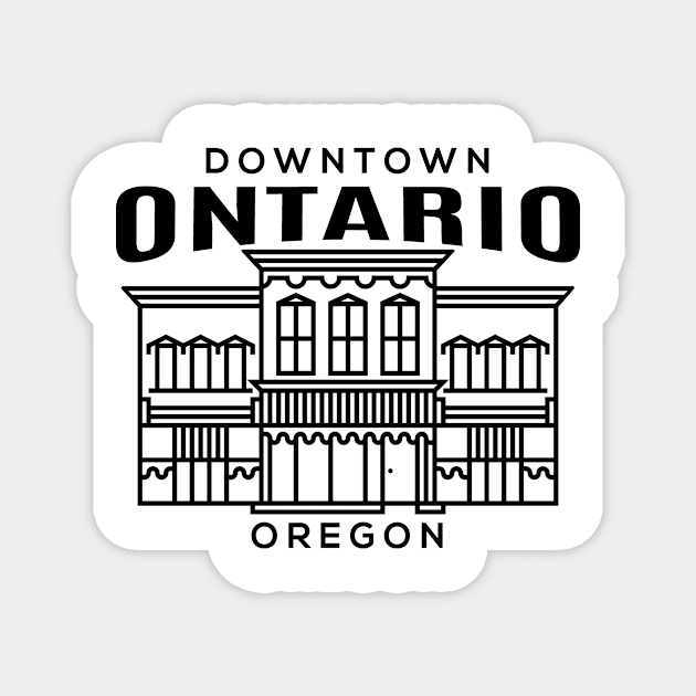 Downtown Ontario OR Magnet by HalpinDesign