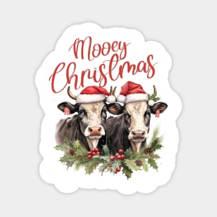 Mooey Christmas Magnet