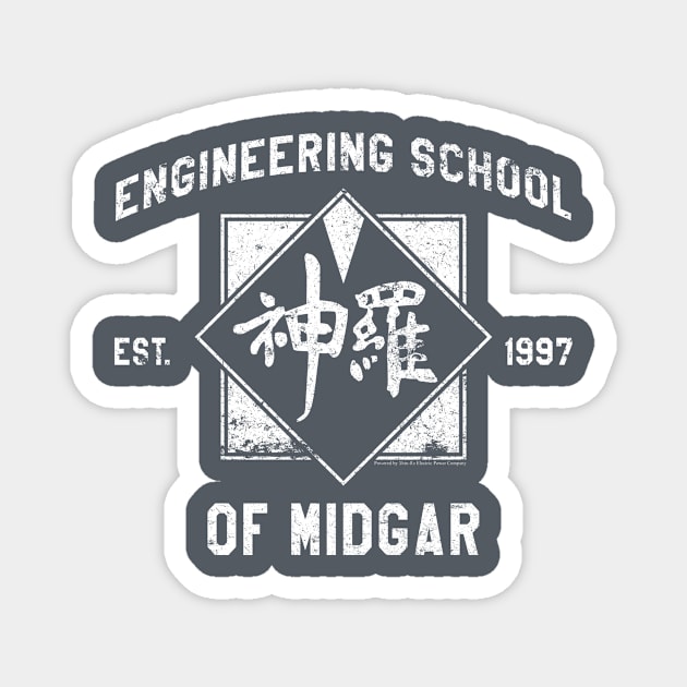 Engineering School of Midgar Magnet by SergioDoe