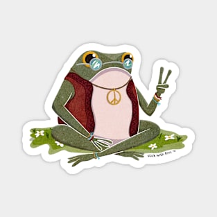 Hippie Frogson the Frog Magnet