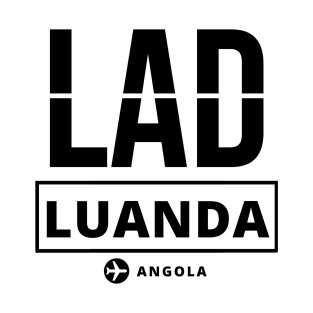 LAD - Luanda airport code T-Shirt