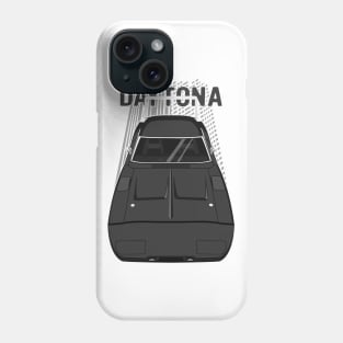 Dodge Charger Daytona 1969 - black Phone Case