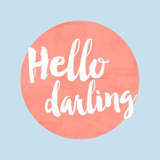 Hello Darling Coral T-Shirt