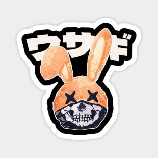 Skull Rabbit Magnet