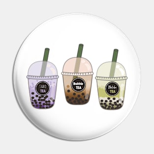 Milk Tea Trio Pin