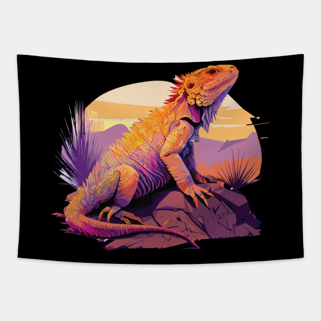 Bearded dragon tapestry top