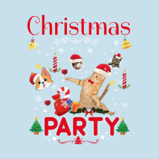 Disover CHRISTMAS PARTY - Cat Lover Gift - T-Shirt