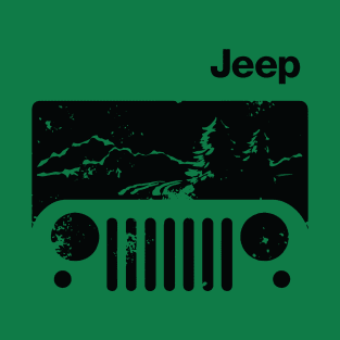 Adventuring Jeep • Offroad TJ or JK T-Shirt