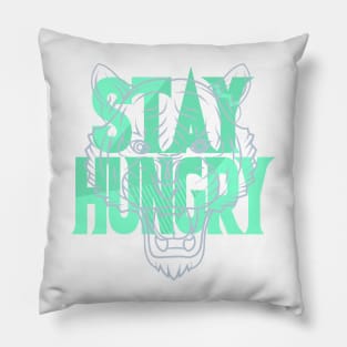 Stay Hungry Mint Foam Pillow