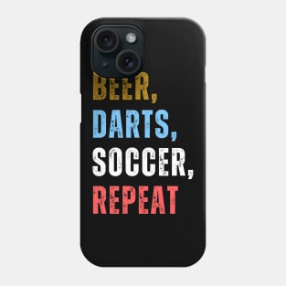 Beer Darts Soccer Repeat Phone Case