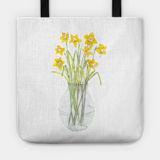 Vase with Daffodils Tote