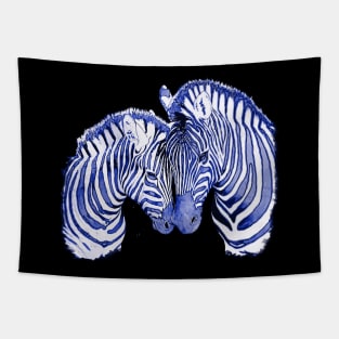 Zebra Lovers 3 Tapestry