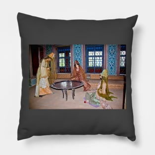 Turkey. Istanbul. Topkapi Palace. Harem. In the apartments of queen mother. Pillow