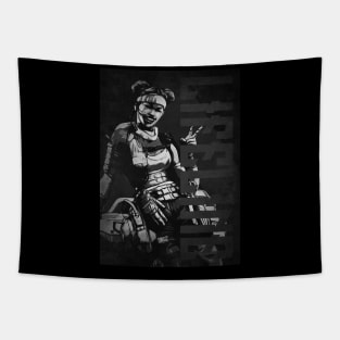 Lifeline BW Tapestry