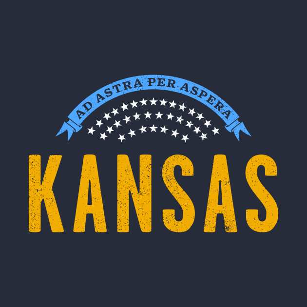 Kansas: Ad Astra Per Aspera by Draft Horse Studio