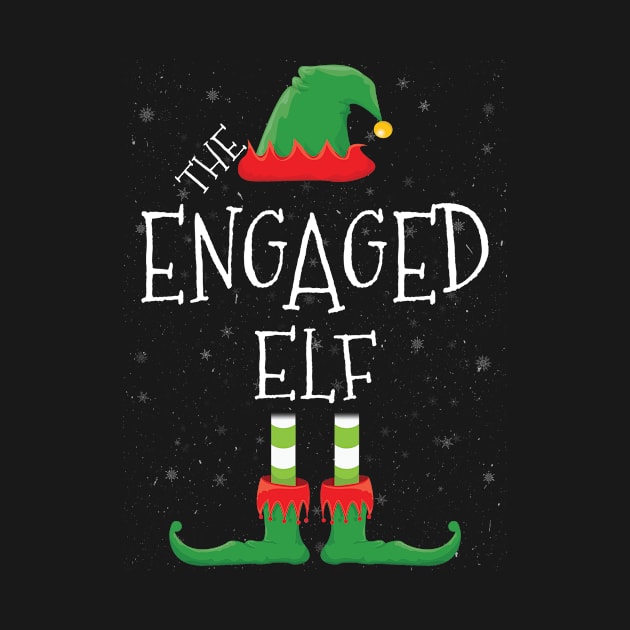 ENGAGED Elf Family Matching Christmas Group Funny Gift by tabaojohnny