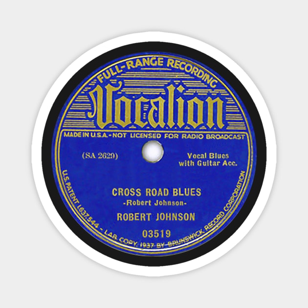 cross road blues Magnet by dht2013