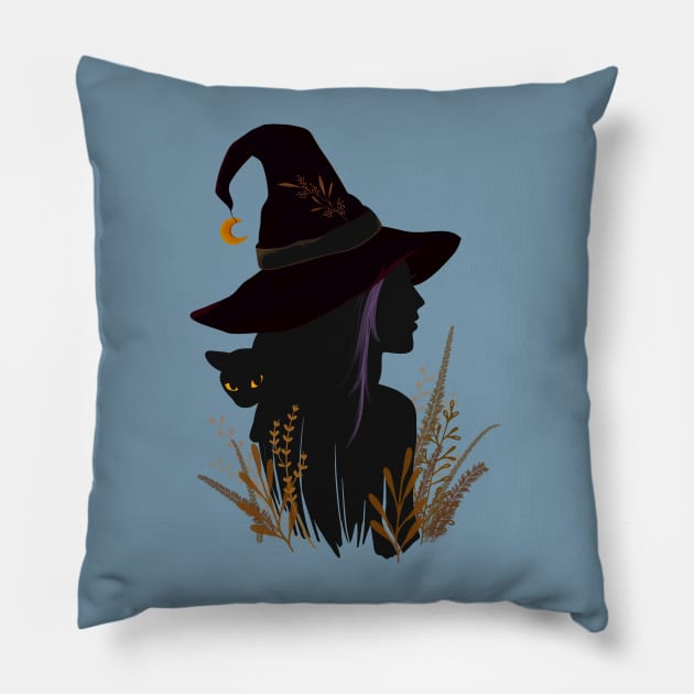 Samhain Summers End Celtic Harvest Festival Pillow by LittleBunnySunshine