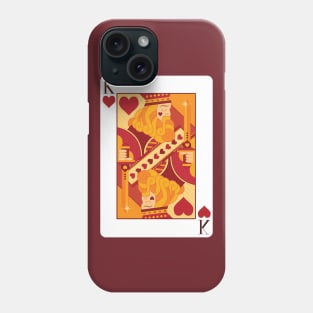 King of Hearts Playing Card Phone Case