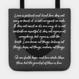 Love is Patient Tote