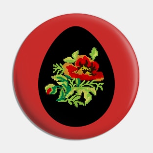 Traditional Easter egg 02 Pin