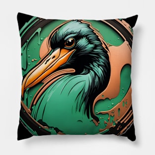 Lyver bird Pillow