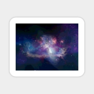 watercolor galaxy 4 Magnet