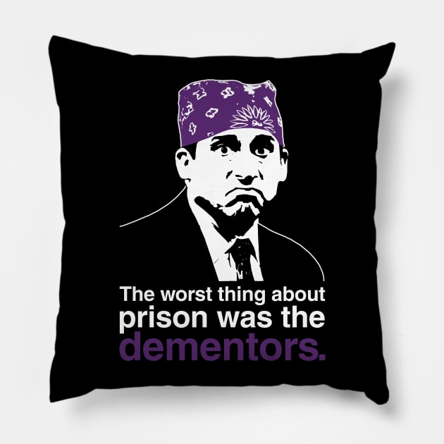 Prison Mike Pillow by huckblade