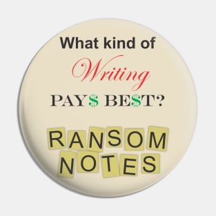 Ransom Notes Pin