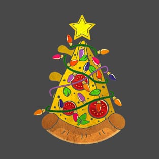 Pizza christmas tree T-Shirt