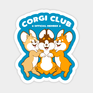 Corgi Club: Official Member Magnet