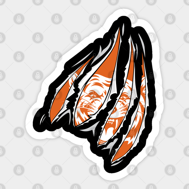 Tiger Angry Furious Claw Exotic Joe King Big Cats Zoo Tiger Sticker Teepublic Cat king claw on pc? teepublic