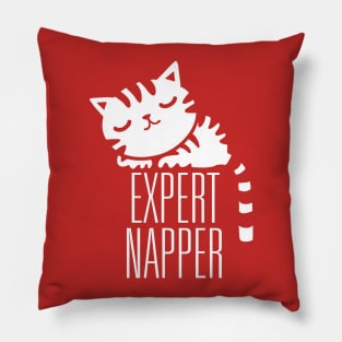 Expert Napper Kitty Cat Pillow