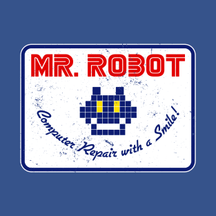 Mr. Robot "Computer Repair With A Smile" T-Shirt