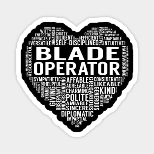 Blade Operator Heart Magnet